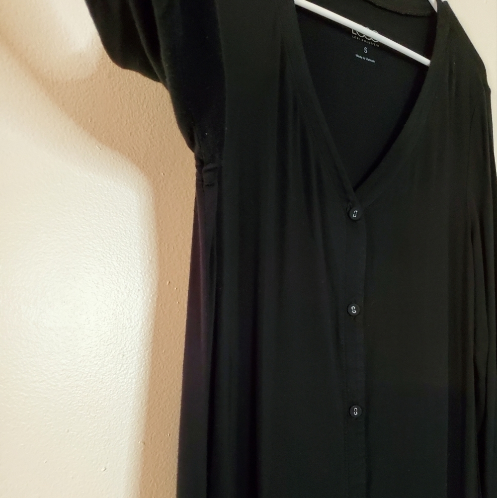 LOGO by Lori Goldstein tunic length cardigan size small - Picture 4 of 12